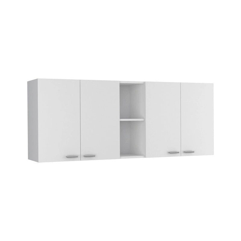 Wandschrank Doppeltür Weiß lackiert