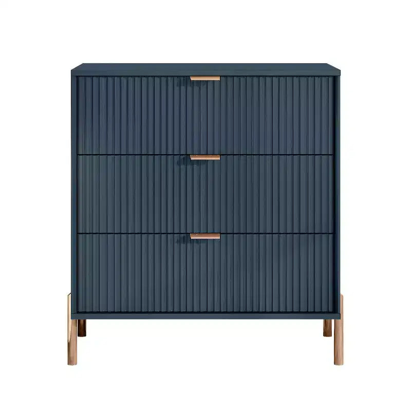 Festivo 4-teiliges Schlafzimmer-Set: Moderne Kommode, 6-Schubladen-Anrichte und 3-Schubladen-Nachttische