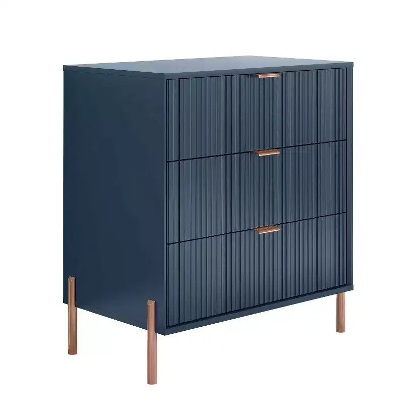 Festivo 4-teiliges Schlafzimmer-Set: Moderne Kommode, 6-Schubladen-Anrichte und 3-Schubladen-Nachttische