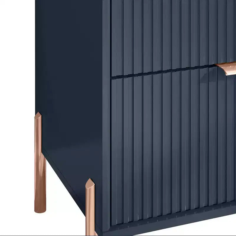 Festivo 4-teiliges Schlafzimmer-Set: Moderne Kommode, 6-Schubladen-Anrichte und 3-Schubladen-Nachttische