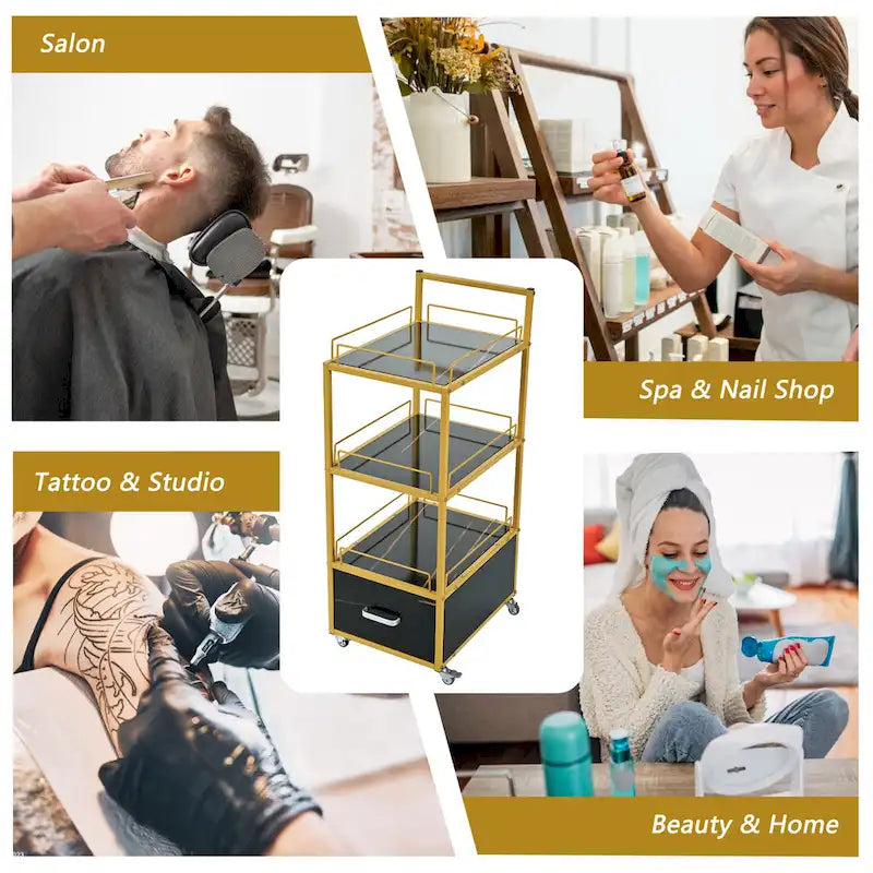 Schönheitssalon Aufbewahrungswagen