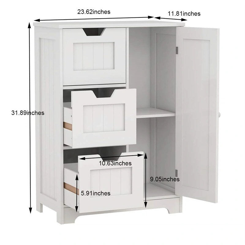 Badezimmerschrank - 30D x 60B x 81H
