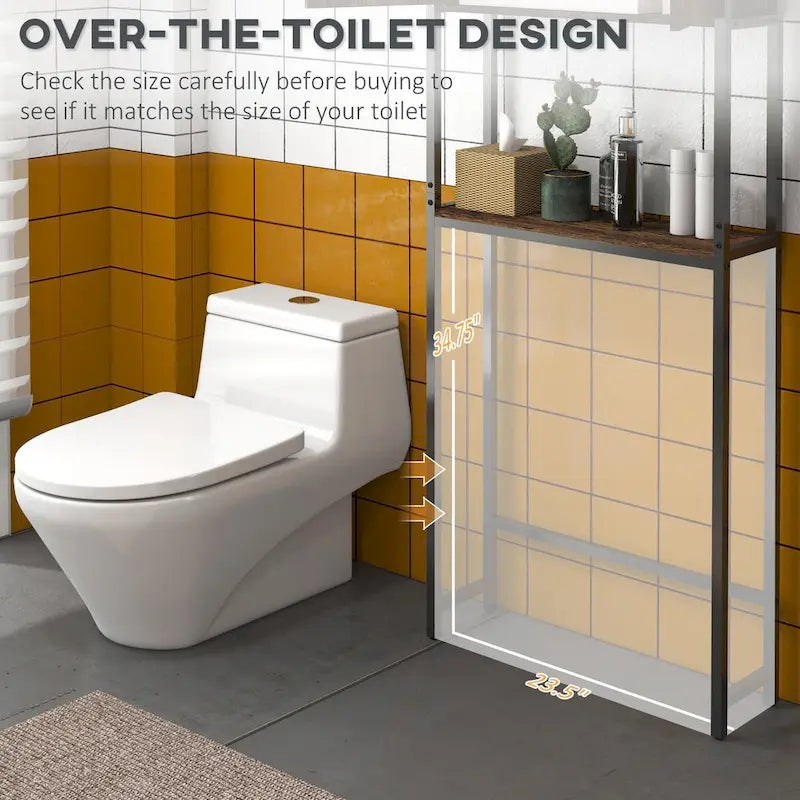 Industrieller Toilettenschrank mit Doppeltür und verstellbarem Regal
