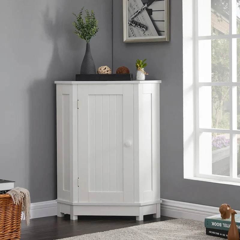 Eckbadezimmerschrank mit verstellbarem Regal