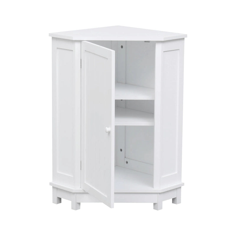 Eckbadezimmerschrank mit verstellbarem Regal