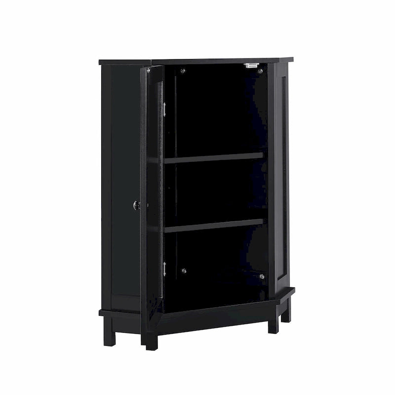 Eckbadezimmerschrank mit verstellbarem Regal