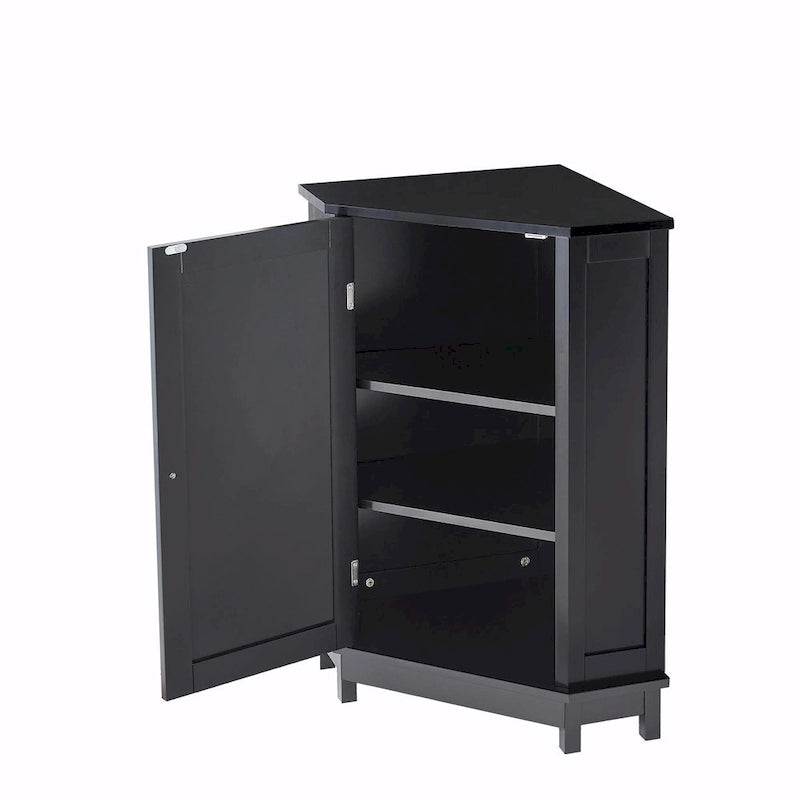 Eckbadezimmerschrank mit verstellbarem Regal
