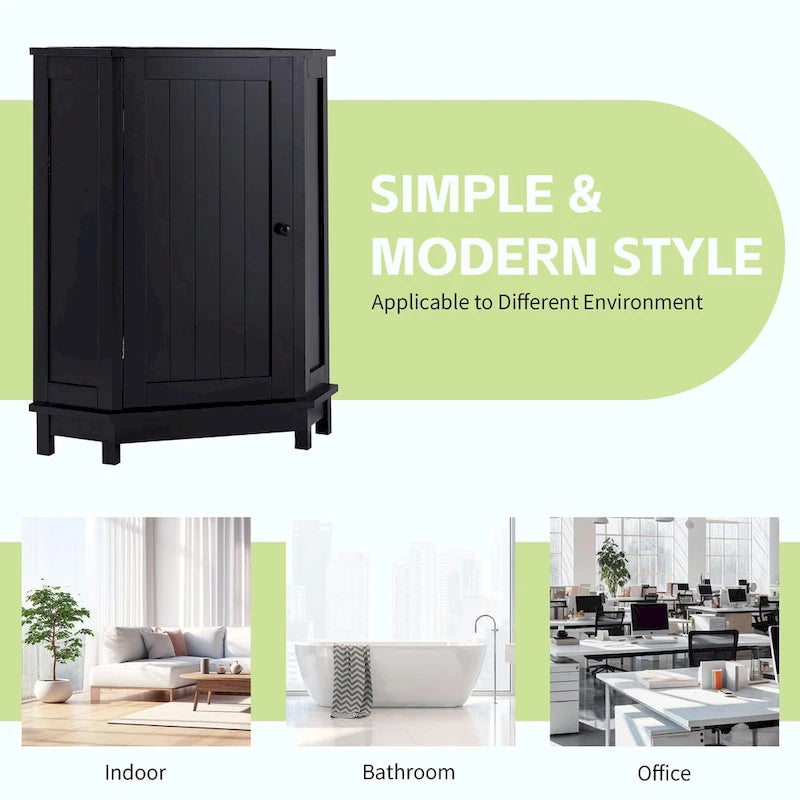 Eckbadezimmerschrank mit verstellbarem Regal
