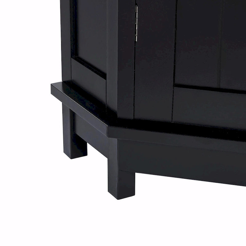 Eckbadezimmerschrank mit verstellbarem Regal